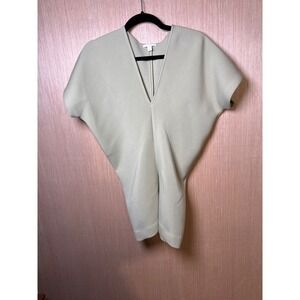 Cos structured oversized thick short sleeve blouse